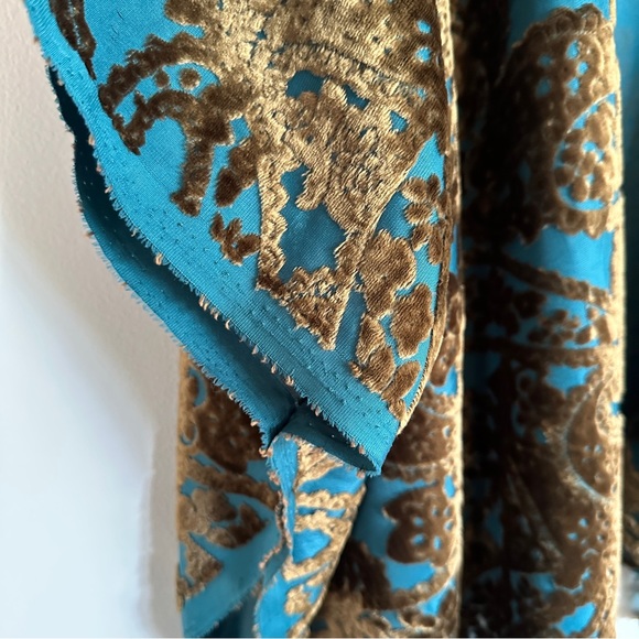 Handmade Teal and Olive Kimono - Picture 6 of 9